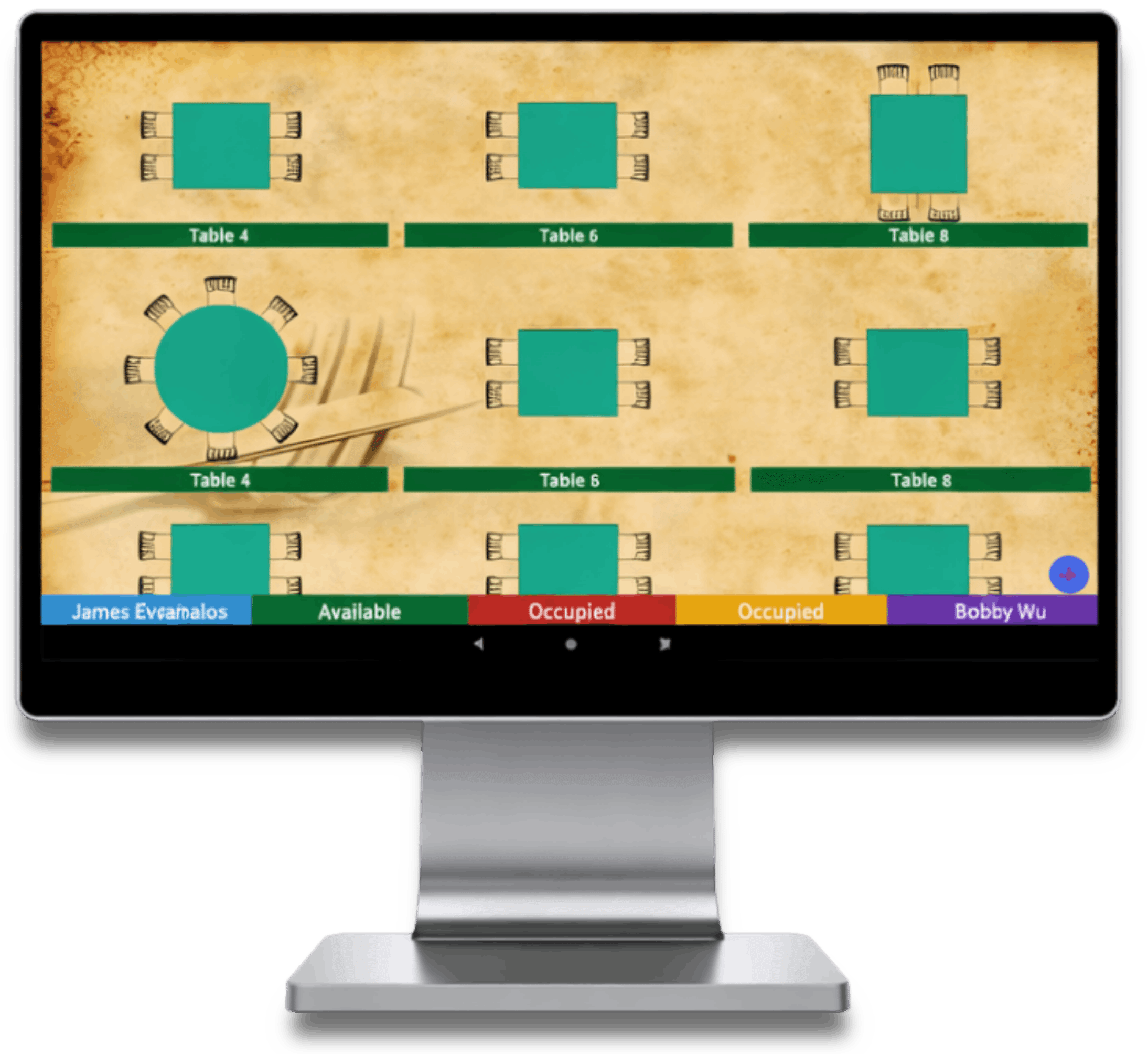 TSCeres POS — Touchscreen Interface